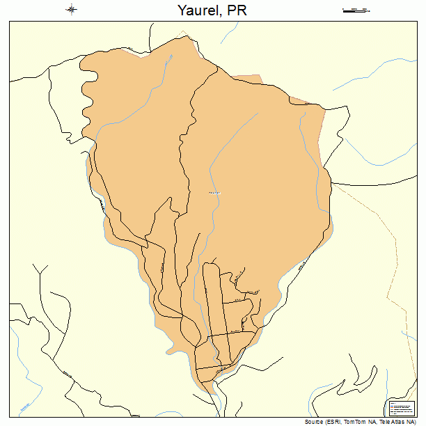 Yaurel, PR street map