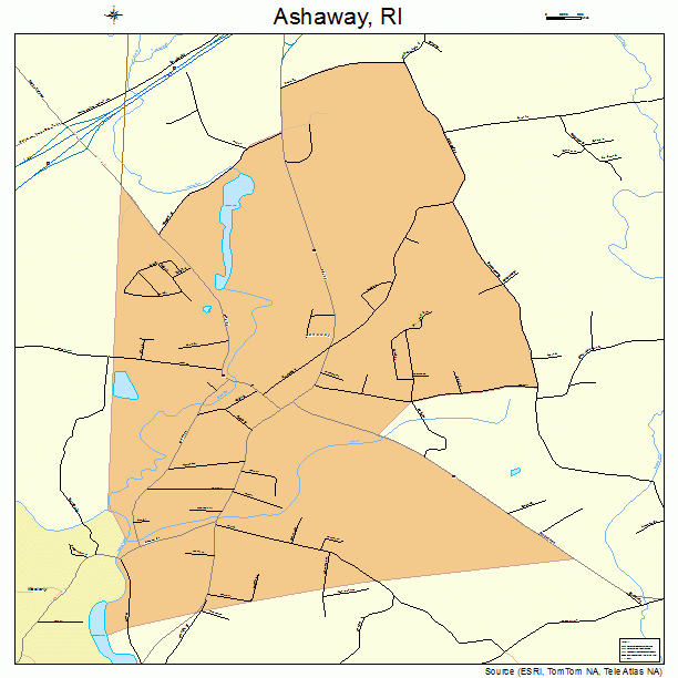 Ashaway, RI street map