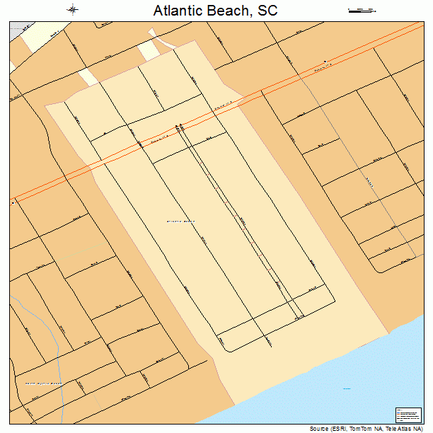 Atlantic Beach, SC street map