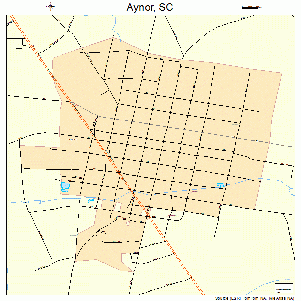 Aynor, SC street map