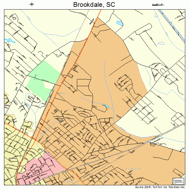 Brookdale, SC street map