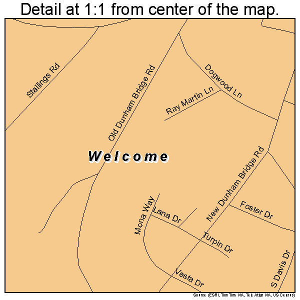 Welcome, South Carolina road map detail