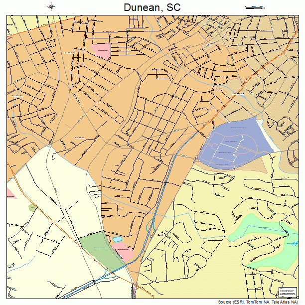 Dunean, SC street map