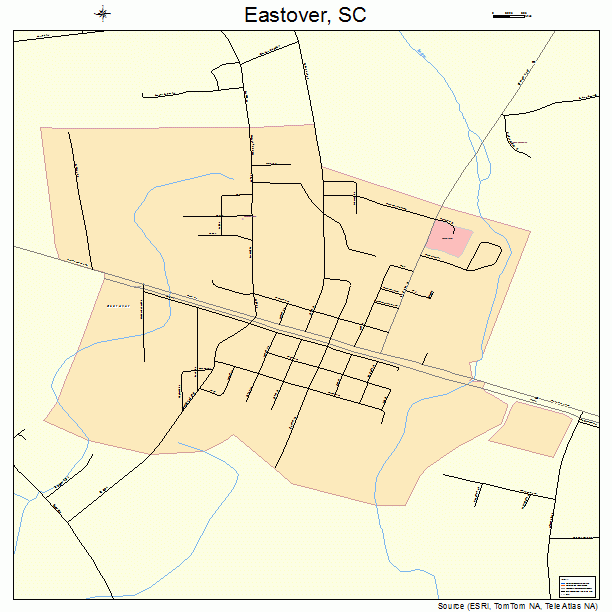 Eastover, SC street map