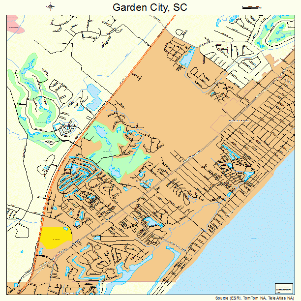 Garden City, SC street map
