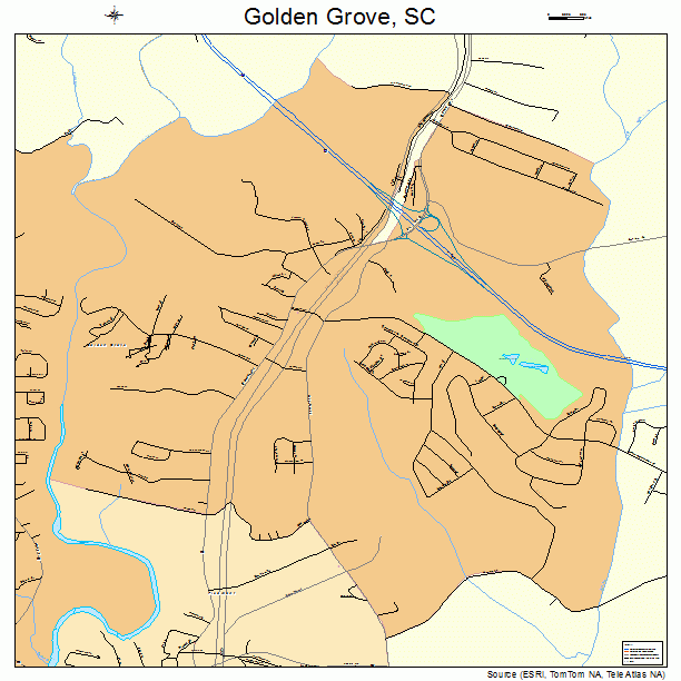 Golden Grove, SC street map