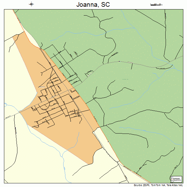 Joanna, SC street map