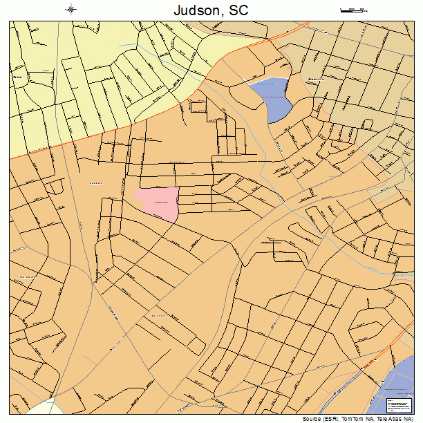 Judson, SC street map