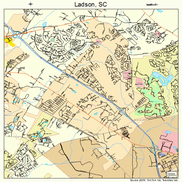 Ladson, SC street map