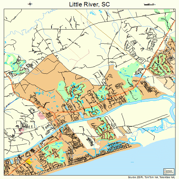 Little River, SC street map