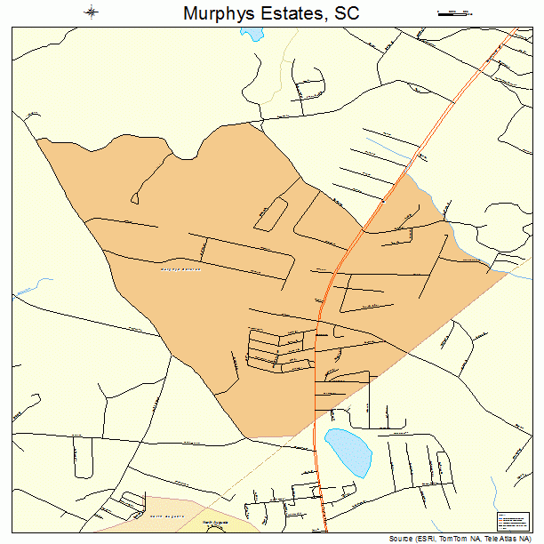 Murphys Estates, SC street map