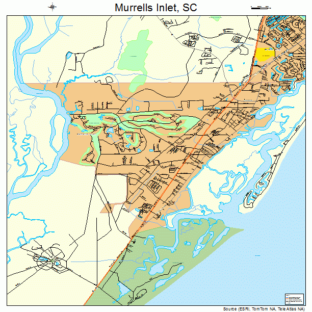 Murrells Inlet, SC street map