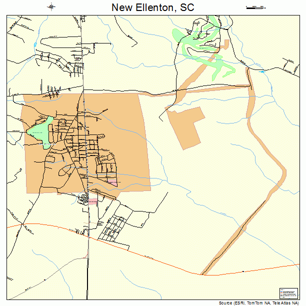 New Ellenton, SC street map