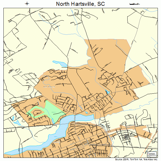 North Hartsville, SC street map