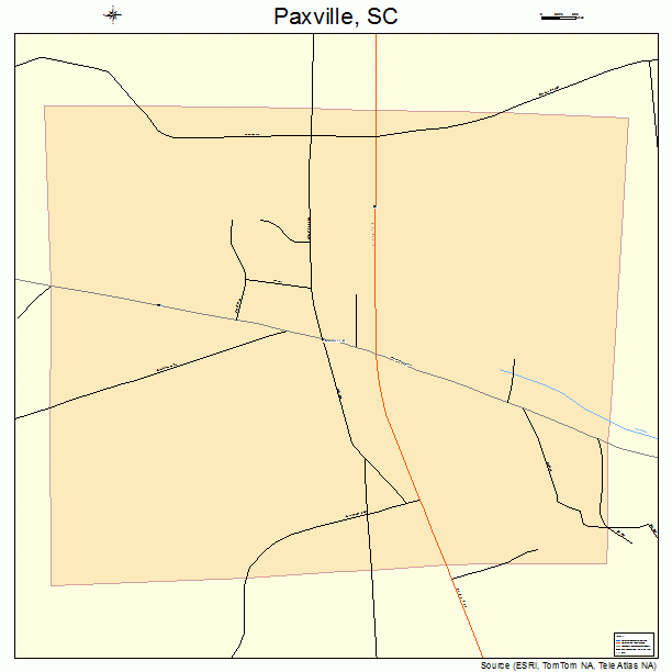 Paxville, SC street map