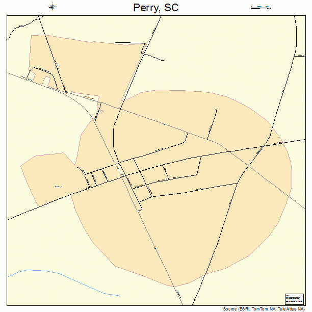 Perry, SC street map