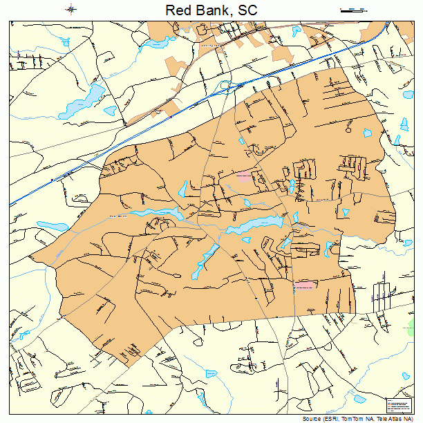 Red Bank, SC street map