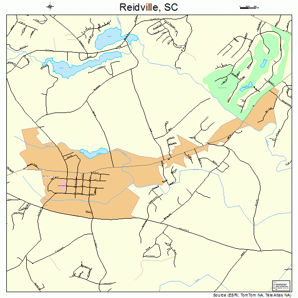 Reidville, SC street map