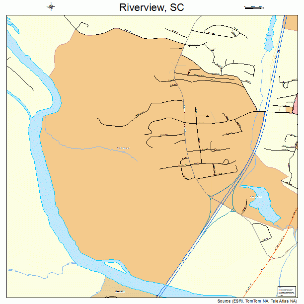 Riverview, SC street map