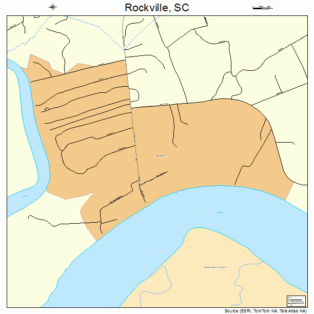 Rockville, SC street map