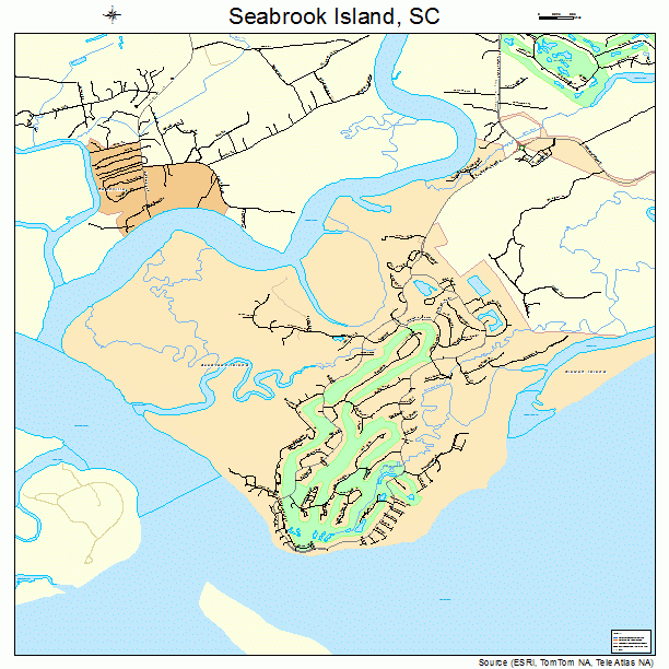 Seabrook Island, SC street map