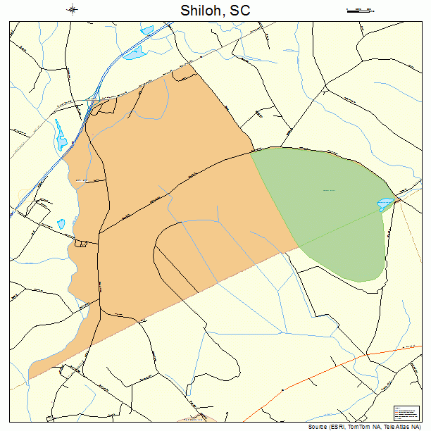 Shiloh, SC street map