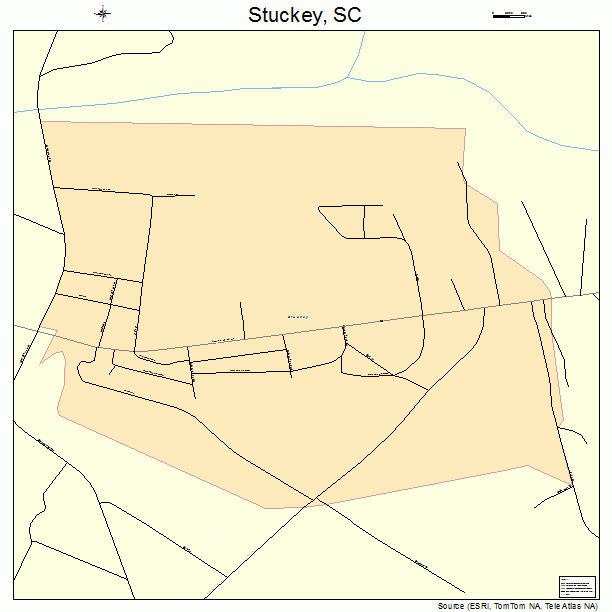 Stuckey, SC street map