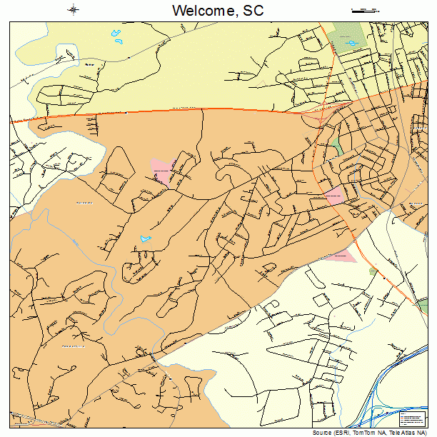 Welcome, SC street map