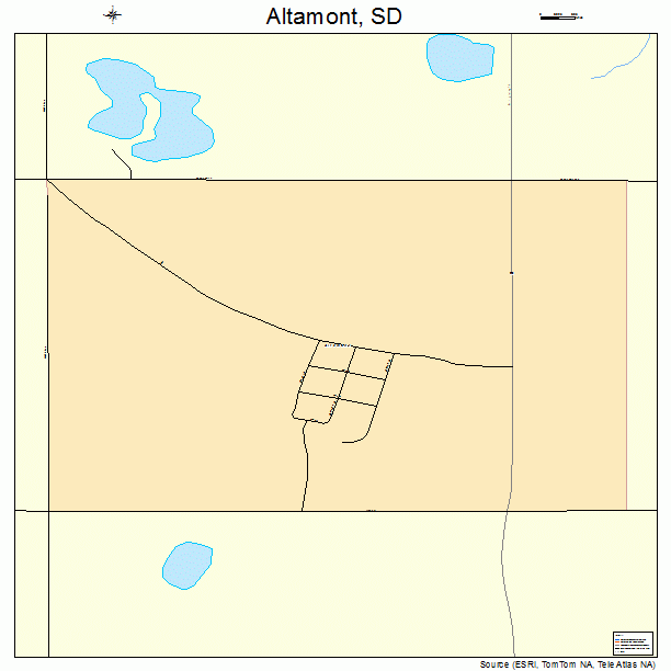 Altamont, SD street map