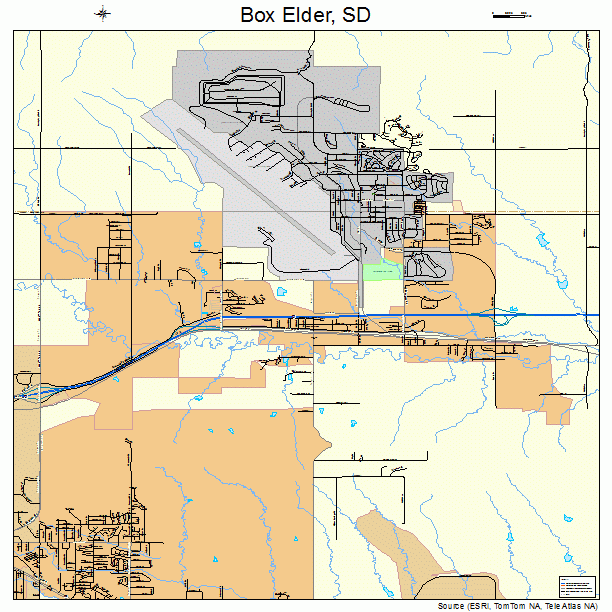 Box Elder, SD street map