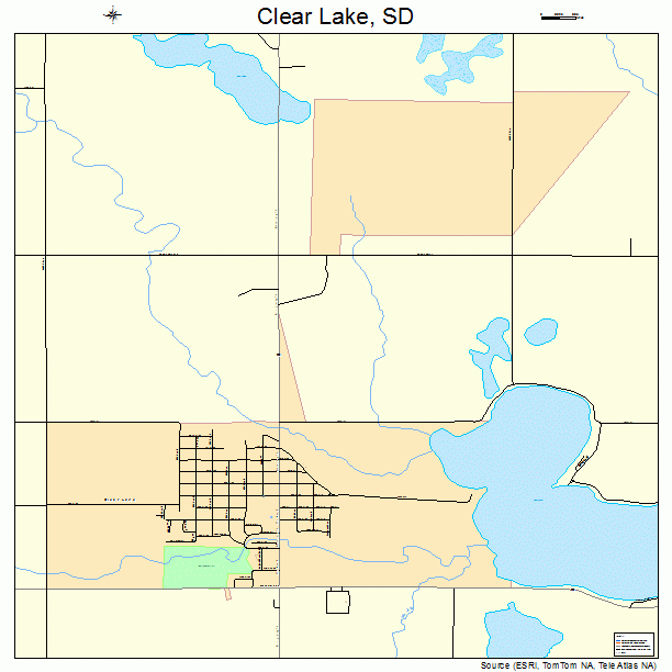 Clear Lake, SD street map