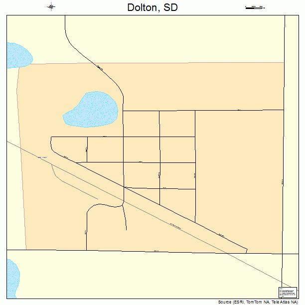 Dolton, SD street map