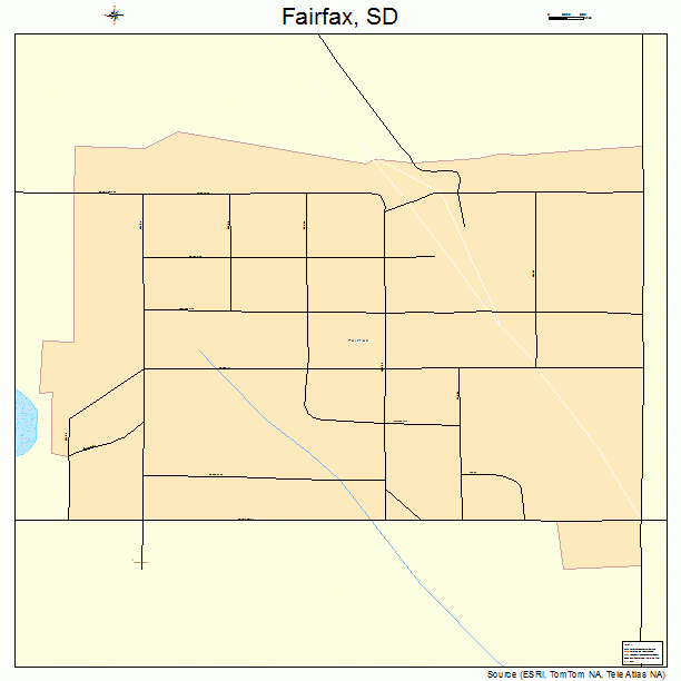 Fairfax, SD street map