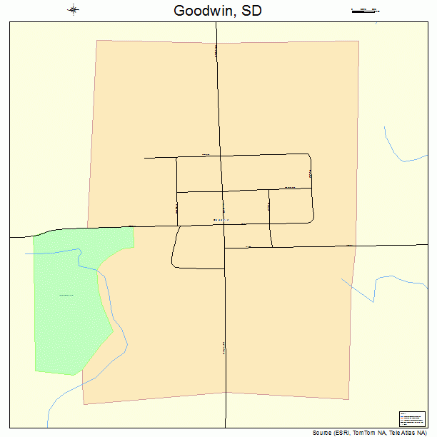 Goodwin, SD street map
