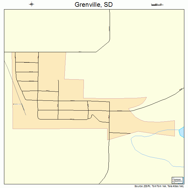 Grenville, SD street map
