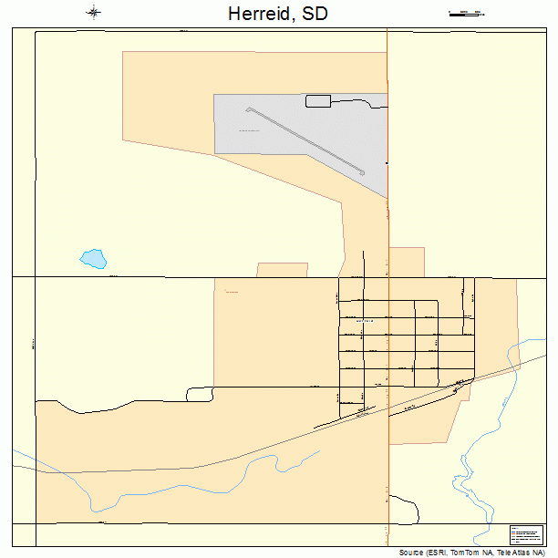 Herreid, SD street map