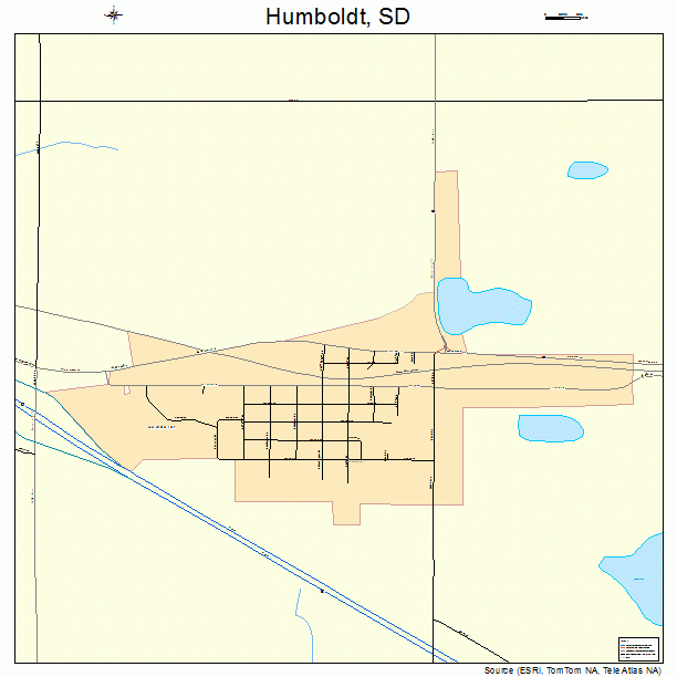 Humboldt, SD street map