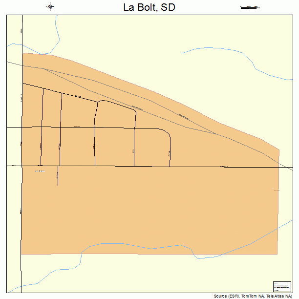 La Bolt, SD street map
