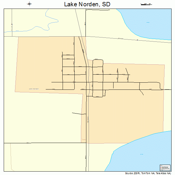 Lake Norden, SD street map