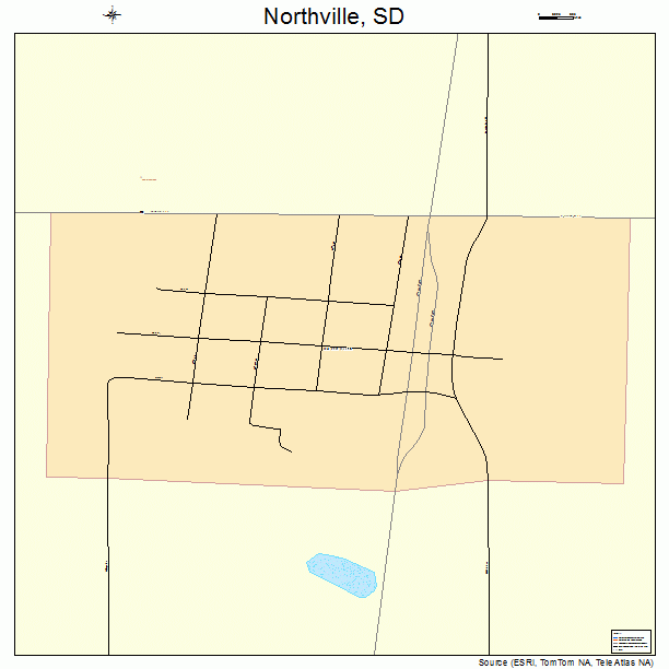 Northville, SD street map