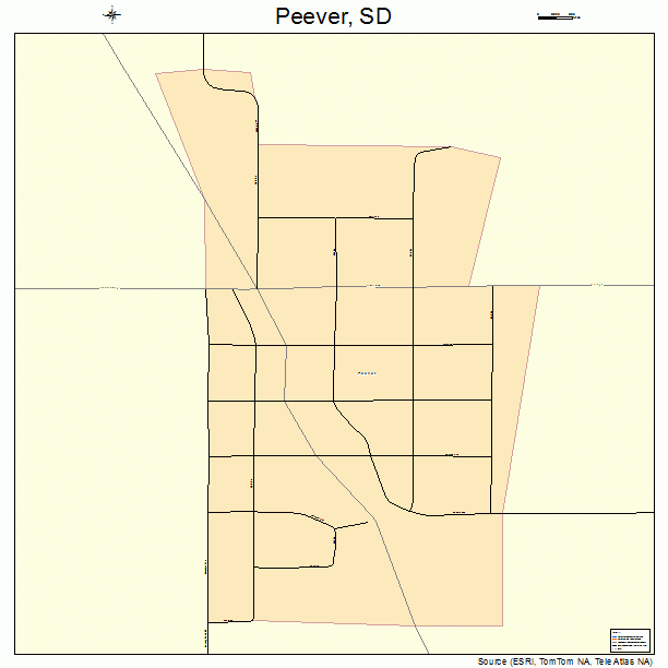 Peever, SD street map