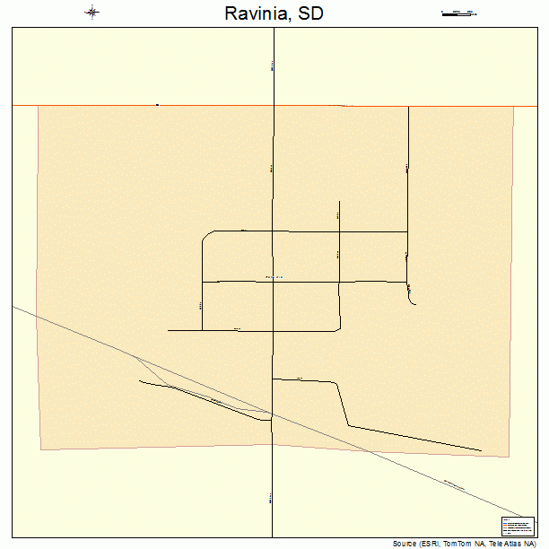Ravinia, SD street map