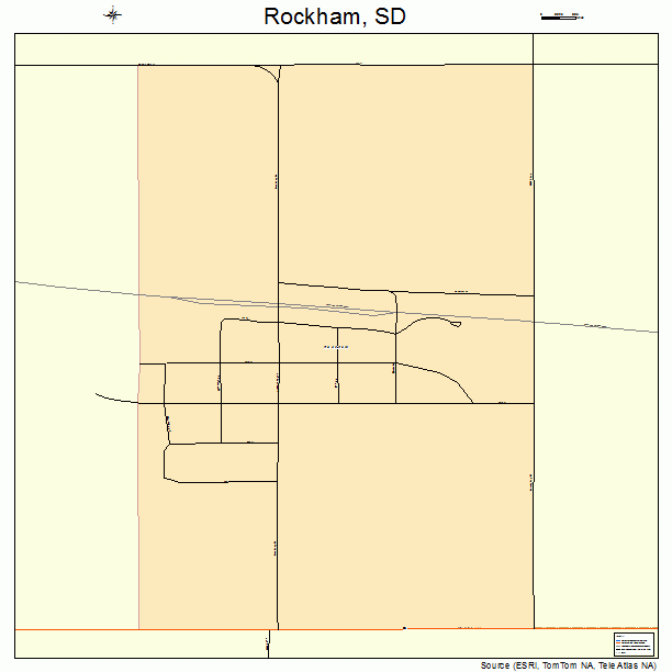 Rockham, SD street map