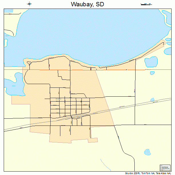 Waubay, SD street map
