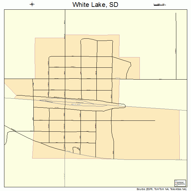 White Lake, SD street map