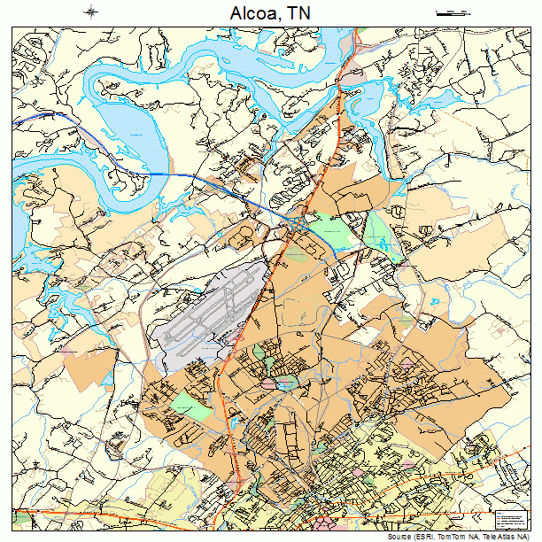 Alcoa, TN street map