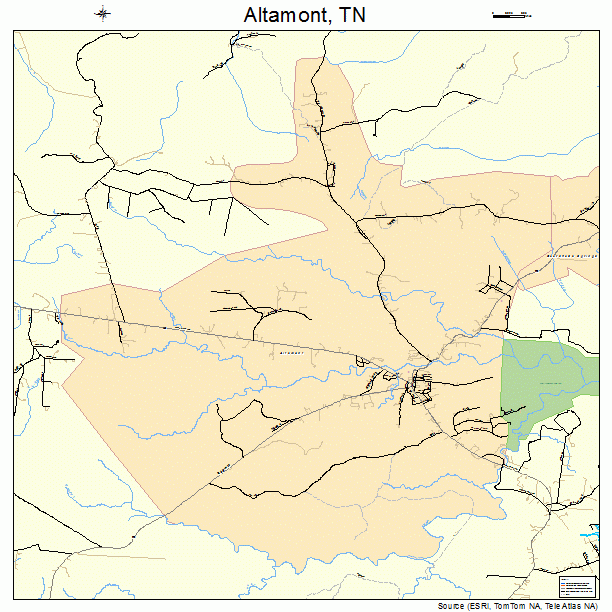 Altamont, TN street map