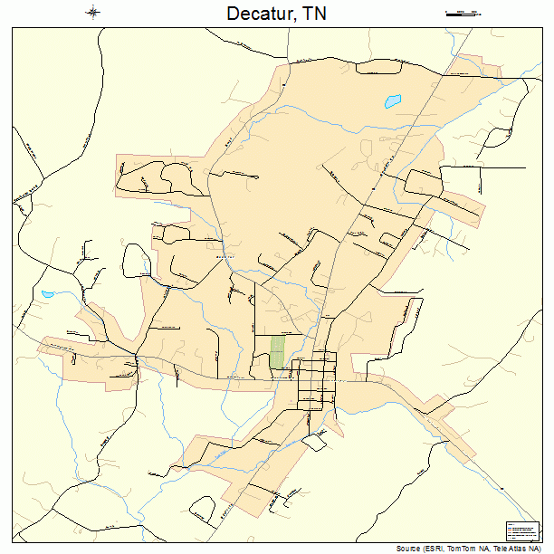 Decatur, TN street map