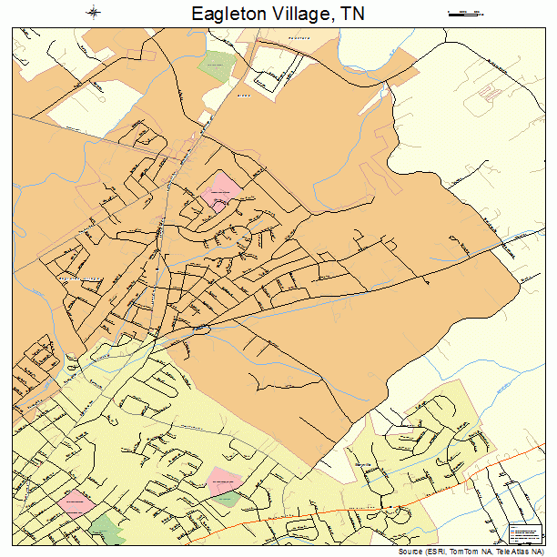 Eagleton Village, TN street map