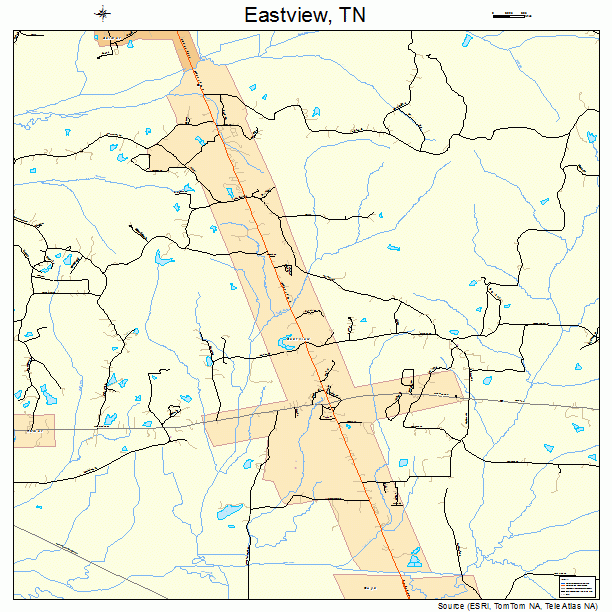 Eastview, TN street map